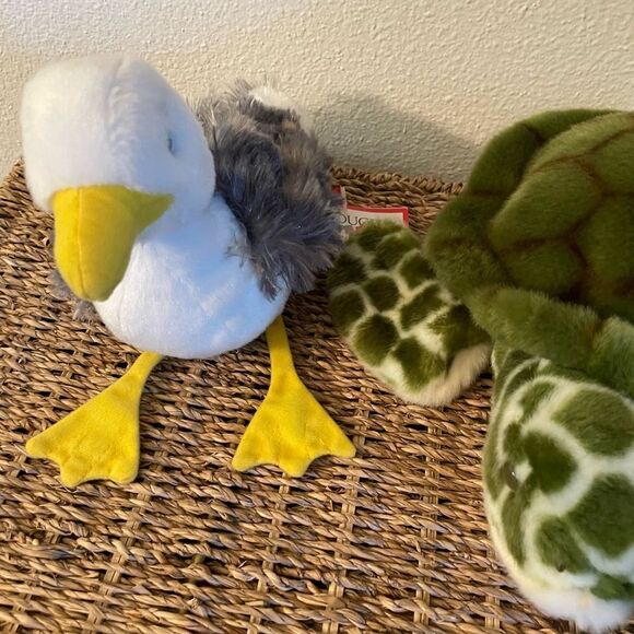 Douglas Turtle and Seagull Plush Animals - Picture 2 of 15